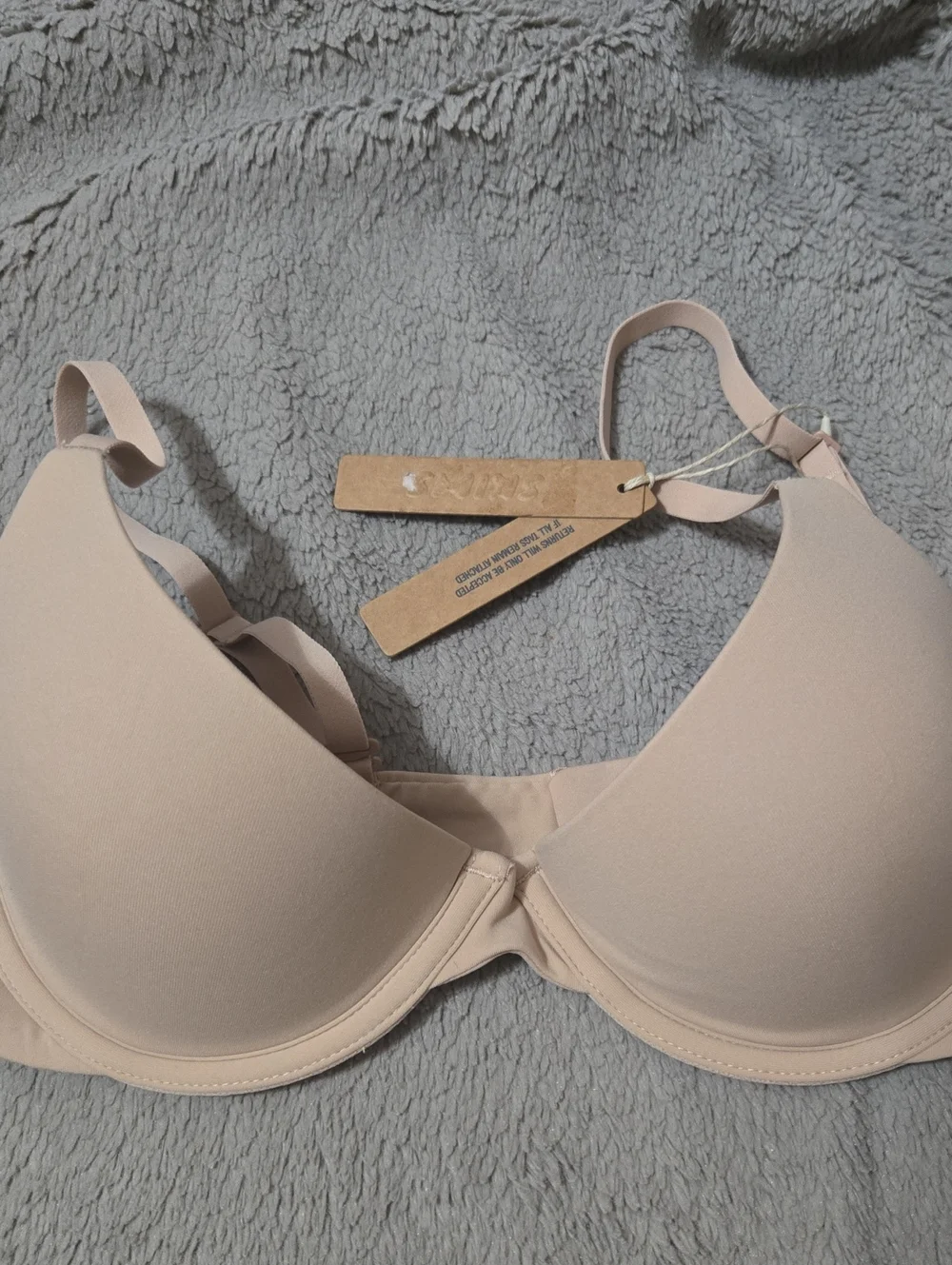 SKIMS Scoop Plunge Bra in Blush Nude - Picture 2 of 3